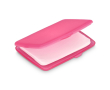 Set eendosis zeepblaadjes in plastic etui 20 stuks kleur roze