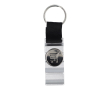 3-in-1 flesopener sleutelhanger van gekleurd aluminium kleur zilver