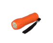Zaklampen van gerecycled plastic in diverse kleuren met COB-licht kleur oranje