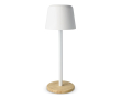 Personaliseerbare tafellamp met 3 lichtstanden kleur wit