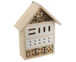 Houten insectenhuis met meerdere in- en uitgangen kleur hout
