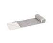 RPET-handdoek met sneldrogende technologie 200 g/m² 100x180 cm kleur wit/grijs