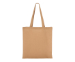 Kleurrijke katoenen tas met OEKO-TEX certificering 140 g/m2 kleur camel