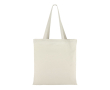 Kleurrijke katoenen tas met OEKO-TEX certificering 140 g/m2 kleur beige
