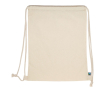 Tas met rugzakfunctie van FairTrade katoen 140 g/m2 kleur beige