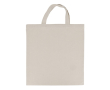 OEKO-TEX katoenen tas met korte handvatten 220 g/m2 kleur beige