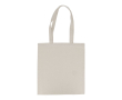 OEKO-TEX katoenen tas met lange handvatten 220 g/m2 kleur beige