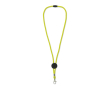 Lanyard in kleuren met metalen karabijnhaak bedrukken kleur neon geel