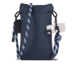 Compacte schoudertas voor dagelijkse essentials kleur donkerblauw