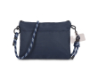 Rechthoekige schoudertas voor dagelijkse essentials kleur donkerblauw