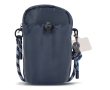 Schoudertas met ruimte voor een waterfles van 500 ml kleur donkerblauw