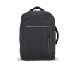 Laptoprugzak van kunstleer met trolleyband 15,6'' kleur zwart