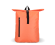 Rolltop RPET rugzak met klein voorvak met rits 20L kleur oranje