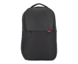 Laptoprugzak van jacquard en PU met trolleyband 15.6 inch kleur zwart
