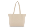 Katoenen tas OEKO-TEX met ritssluiting 320 g/m² kleur beige