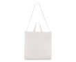 Katoenen tas OEKO-TEX in diverse kleuren met dubbele hengsels 220 g/m² kleur wit