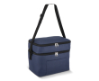 Koeltas met dubbel compartiment en voorvak 12 L kleur donkerblauw