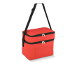 Koeltas met dubbel compartiment en voorvak 12 L kleur rood
