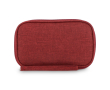 Compacte organizerhoes voor techaccessoires kleur donkerrood
