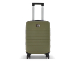 Cabinetrolley 18'' met 4 zwenkwielen en telefoonhouder kleur olijfgroen