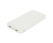 Powerbank ideaal voor reizen en dagelijks gebruik 10.000 mAh kleur wit
