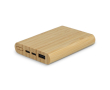 Duurzame bamboe powerbank met FSC-certificaat 5.000 mAh kleur naturel