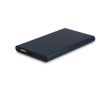 Powerbank van gerecycled aluminium in diverse kleuren 4.000 mAh kleur donkerblauw