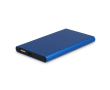 Powerbank van gerecycled aluminium in diverse kleuren 4.000 mAh kleur lichtblauw