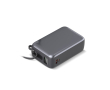 Compacte powerbank met snelladen en LED-scherm 30.000mAh kleur donkergrijs