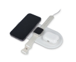 Draadloze snellader 3-in-1 voor smartphone en accessoires 15 W kleur wit