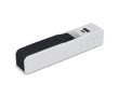 5-in-1 powerbank met weegschaal, zaklamp, liniaal en thermometer kleur wit