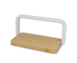Draadloze bamboe oplader voor bureau met verlichting 15 W kleur naturel