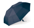 Opvouwbare ergonomische paraplu in kleuren met zwart frame 22'' kleur donkerblauw