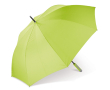 Grote windbestendige paraplu in kleuren met zwart frame 25'' kleur limoen groen
