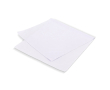 Sneldrogende polyester handdoek met sublimatie 200 g/m² 50x100cm kleur wit
