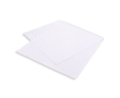 Sneldrogende polyester handdoek met sublimatie 200g/m² 70x140cm kleur wit