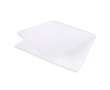Sneldrogende polyester handdoek met sublimatie 200g/m² 100x180cm kleur wit