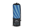 RPET strandhanddoek met sneldrogende technologie 100x180cm kleur blauw