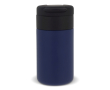 Dubbelwandige thermosfles met opklapbare dop 250ml kleur donkerblauw