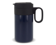 RVS fles met dop die als beker fungeert 250ml kleur donkerblauw