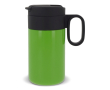 RVS fles met dop die als beker fungeert 250ml kleur limoen groen