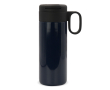 RVS fles met dop die als beker fungeert 400ml kleur donkerblauw