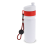 BPA-vrije sportfles met kleuraccent en riem 500ml kleur rood