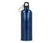 Fles van gerecycled roestvrij staal in metallic kleuren 750 ml kleur blauw