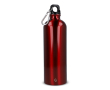 Fles van gerecycled roestvrij staal in metallic kleuren 750 ml kleur rood