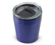 Dubbelwandige RVS beker geschikt voor koffiemachines 180ml kleur donkerblauw