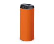 Dubbelwandige thermosbeker van RVS in verschillende kleuren 350ml kleur oranje