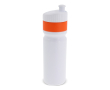 BPA-vrije sportbidon met gekleurde rand, gemaakt in de EU 750ml kleur oranje
