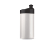 BPA-vrije 100% lekvrije sportbidon van plastic 500ml kleur wit/zwart