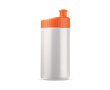 BPA-vrije 100% lekvrije sportbidon van plastic 500ml kleur oranje